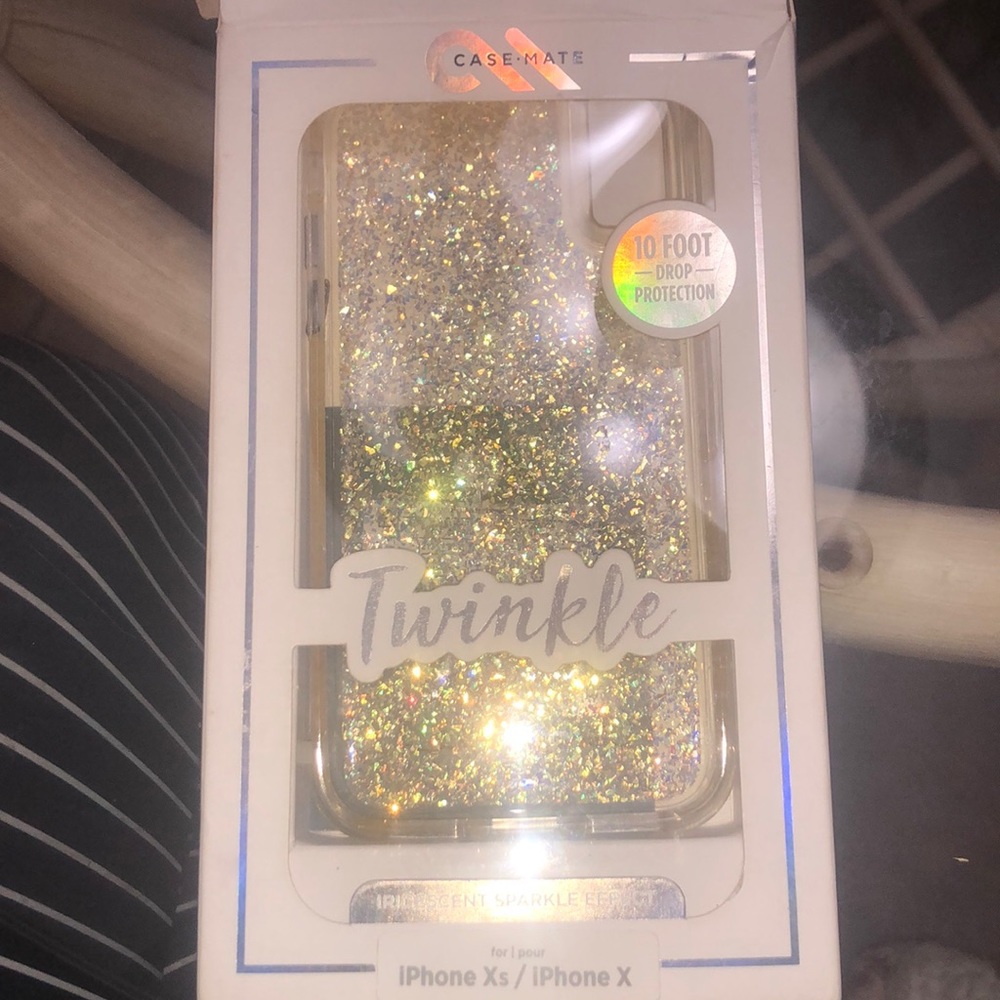 Sparkly Twinkle phone case iPhone X and IPhone XS.